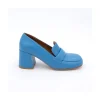 Ángel Alarcón Abdul - Block Heeled Moccasin Pump With Rounded Shapes Outlet