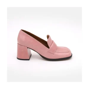 Ángel Alarcón Abdul - Block Heeled Moccasin Pump With Rounded Shapes Clearance