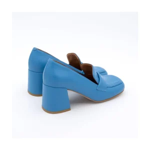 Ángel Alarcón Abdul - Block Heeled Moccasin Pump With Rounded Shapes Outlet