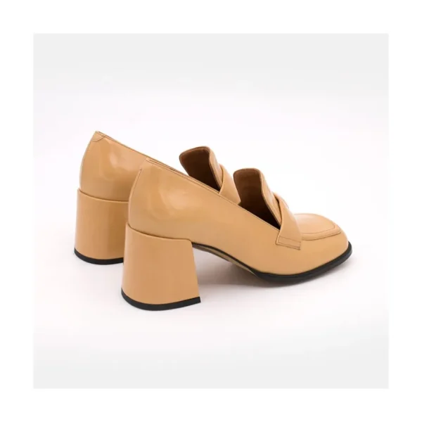 Ángel Alarcón Abdul - Block Heeled Moccasin Pump With Rounded Shapes Online