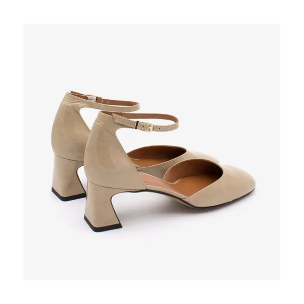 Ángel Alarcón Aimee - Shiny Leather Ankle Strap D Orsay With Low Heel Online