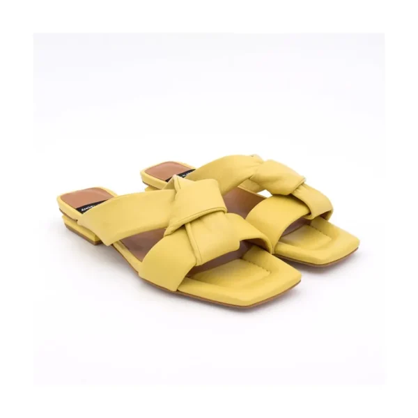 Ángel Alarcón Amos - Padded Leather Flat Sandals Discount