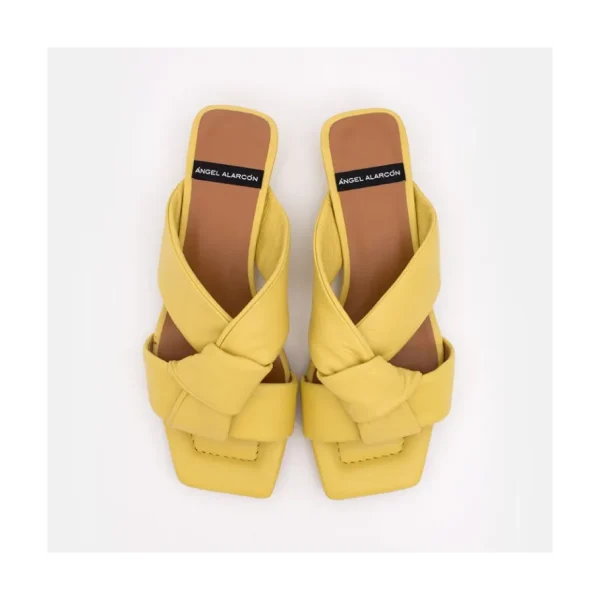 Ángel Alarcón Amos - Padded Leather Flat Sandals Discount