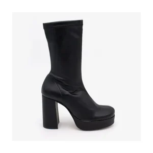 Ángel Alarcón Anderson - Women S Leather Ankle Boots With High Heel & Platform Fashion