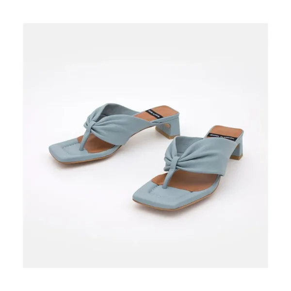 Ángel Alarcón Aretha - Toe Sandal With Low Heel New