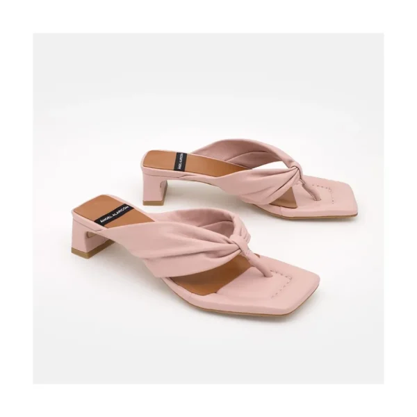 Ángel Alarcón Aretha - Toe Sandal With Low Heel Sale