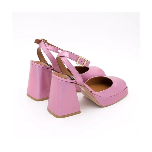 Ángel Alarcón Badda - Iridiscence Ankle Strap Shoes With Block Heel And Platform Outlet