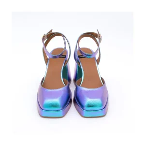 Ángel Alarcón Badda - Iridiscence Ankle Strap Shoes With Block Heel And Platform Sale