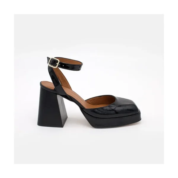 Ángel Alarcón Badda - Patent Leather Ankle Strap Shoes Fashion