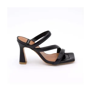 Ángel Alarcón Cameron - Shiny Leather Padded Straps Sandals With High Heel Outlet