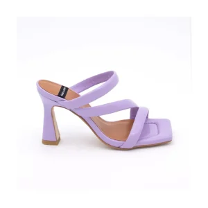 Ángel Alarcón Cameron - Shiny Leather Padded Straps Sandals With High Heel Online