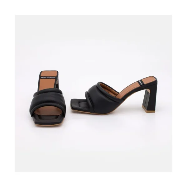 Ángel Alarcón Capucine - Leather Foamed High Heel Mule Hot