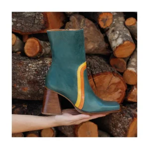 Ángel Alarcón Celine - Leather Heeled Booties Sale