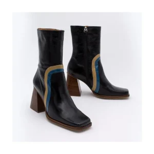 Ángel Alarcón Celine - Leather Heeled Booties Sale