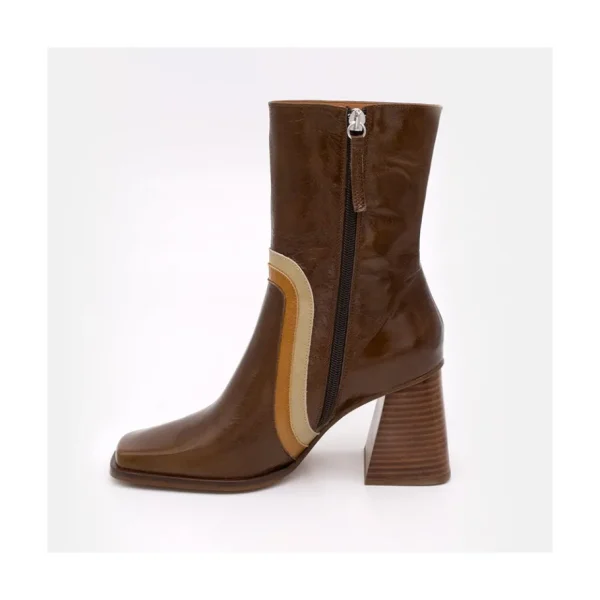 Ángel Alarcón Celine - Leather Heeled Booties Fashion