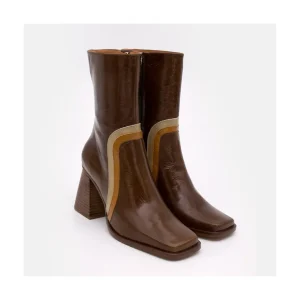 Ángel Alarcón Celine - Leather Heeled Booties Fashion