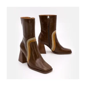 Ángel Alarcón Celine - Leather Heeled Booties Fashion