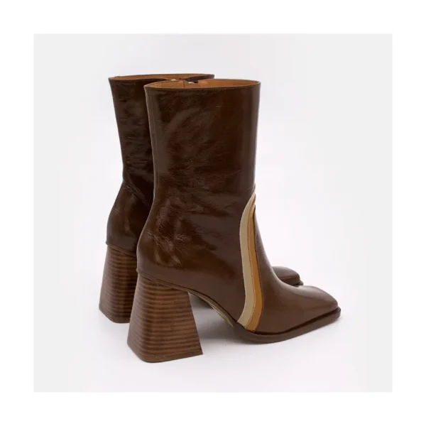 Ángel Alarcón Celine - Leather Heeled Booties Fashion
