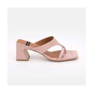 Ángel Alarcón Claudine - Leather Low Heel Sandal Online