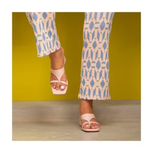 Ángel Alarcón Claudine - Leather Low Heel Sandal Online