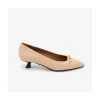 Ángel Alarcón Darcy - Leather Pointed Toe Pump With Low Heel Sale