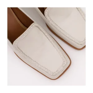 Ángel Alarcón Deneuve - Heeled Leather Loafer Outlet