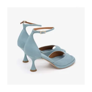 Ángel Alarcón Dennis - D Orsay Leather Sandals With Desing Cone Heel New