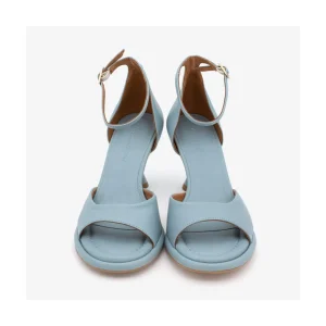 Ángel Alarcón Dennis - D Orsay Leather Sandals With Desing Cone Heel New