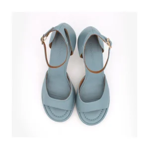 Ángel Alarcón Dennis - D Orsay Leather Sandals With Desing Cone Heel New