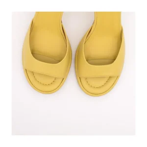 Ángel Alarcón Dennis - D Orsay Leather Sandals With Desing Cone Heel Outlet