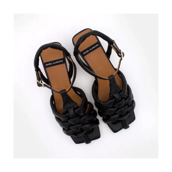 Ángel Alarcón Donna - Low Heel Strappy Sandals Best