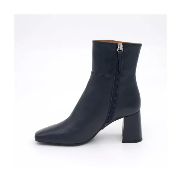 Ángel Alarcón Enya - Leather Ankle Boots With Block Heel Outlet