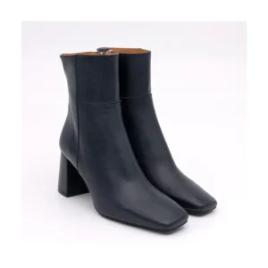 Ángel Alarcón Enya - Leather Ankle Boots With Block Heel Outlet