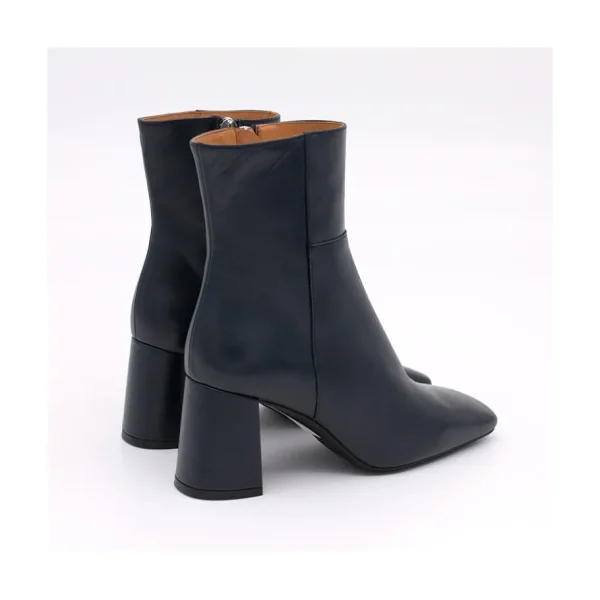 Ángel Alarcón Enya - Leather Ankle Boots With Block Heel Outlet