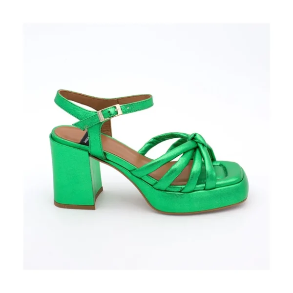 Ángel Alarcón Estefan - Iridiscence Padded Sandals With Block Heel & Platforms Fashion