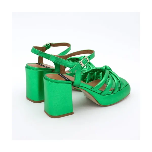 Ángel Alarcón Estefan - Iridiscence Padded Sandals With Block Heel & Platforms Fashion