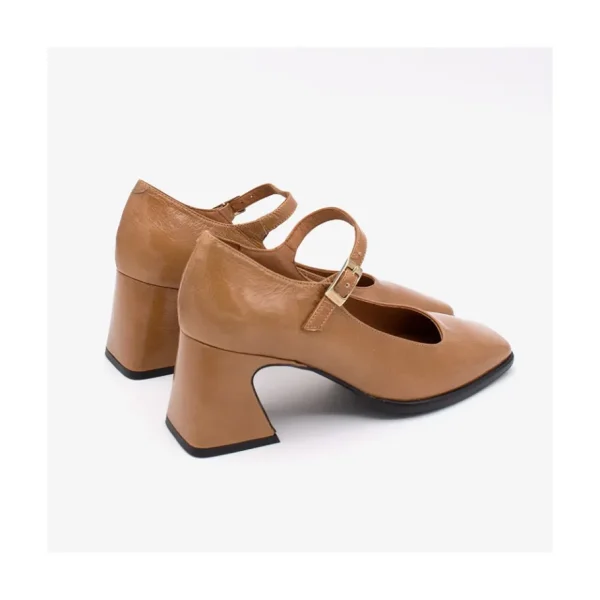 Ángel Alarcón Faray - Leather Heeled Mary Jane Shoes Online