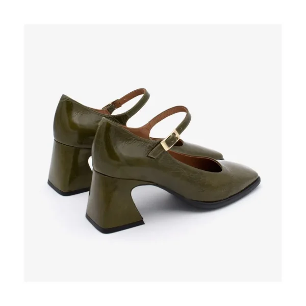 Ángel Alarcón Faray - Leather Heeled Mary Jane Shoes Discount