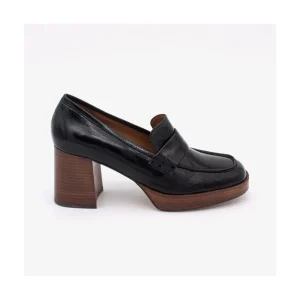 Ángel Alarcón Gadea - Women S Leather Mocassin With Wood Heel & Platform Sale