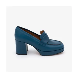 Ángel Alarcón Gadea - Women S Leather Mocassin With Heel & Platform Discount