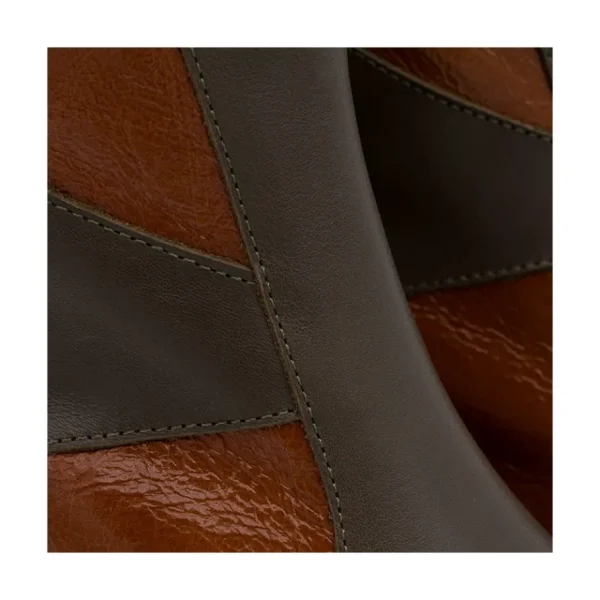 Ángel Alarcón Ingrid - Leather Ankle Boots With Wood Block Heel & Platform Online