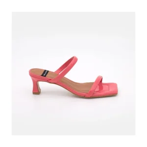 Ángel Alarcón Jeanette - Shiny Texturized Padded Leather Sandal Fashion