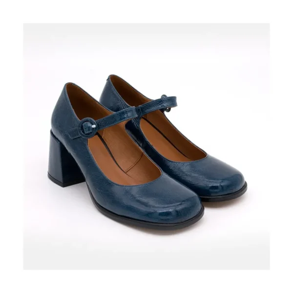 Ángel Alarcón Jett - Block Heeled Mary Jane Shoes With Rounded Shapes Clearance