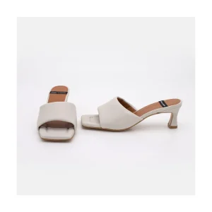 Ángel Alarcón Kansas - Leather Foamed Heeled Mule Clearance