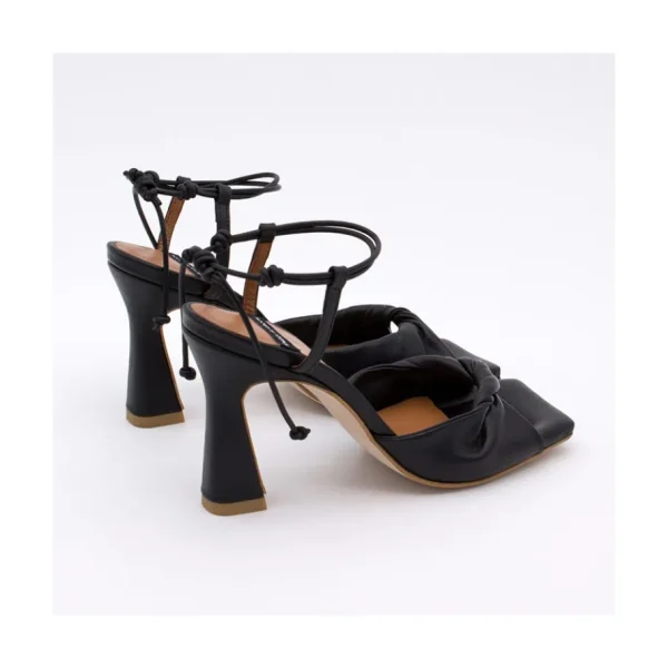 Ángel Alarcón Karyn - Leather High Heel Sandals With Padded Insole Discount