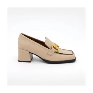 Ángel Alarcón Kiski - Leather Block Heel Women S Moccasin Online