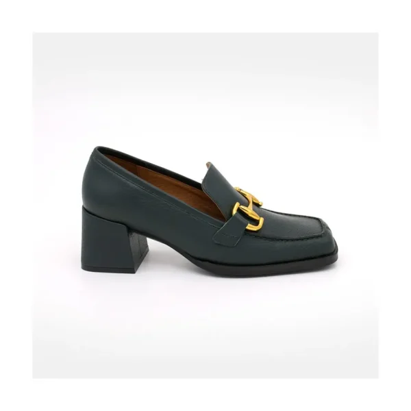 Ángel Alarcón Kiski - Leather Block Heel Women S Moccasin Online