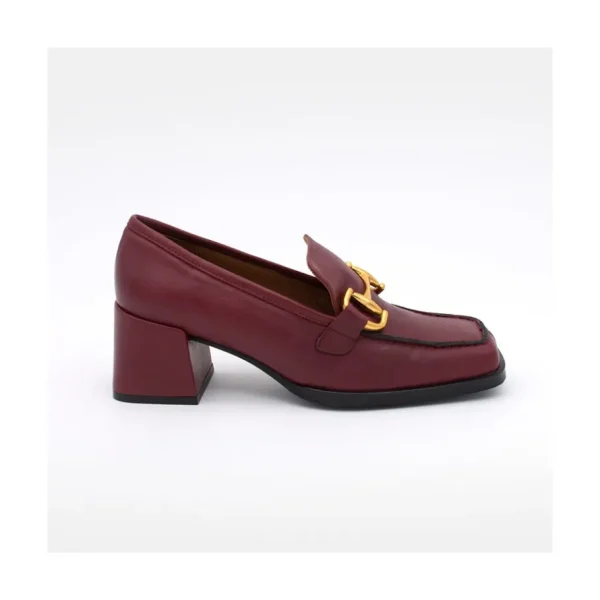 Ángel Alarcón Kiski - Leather Block Heel Women S Moccasin Hot