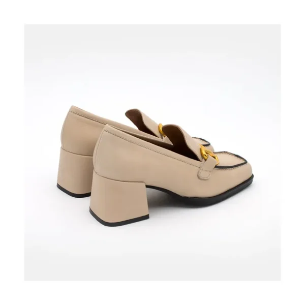 Ángel Alarcón Kiski - Leather Block Heel Women S Moccasin Online