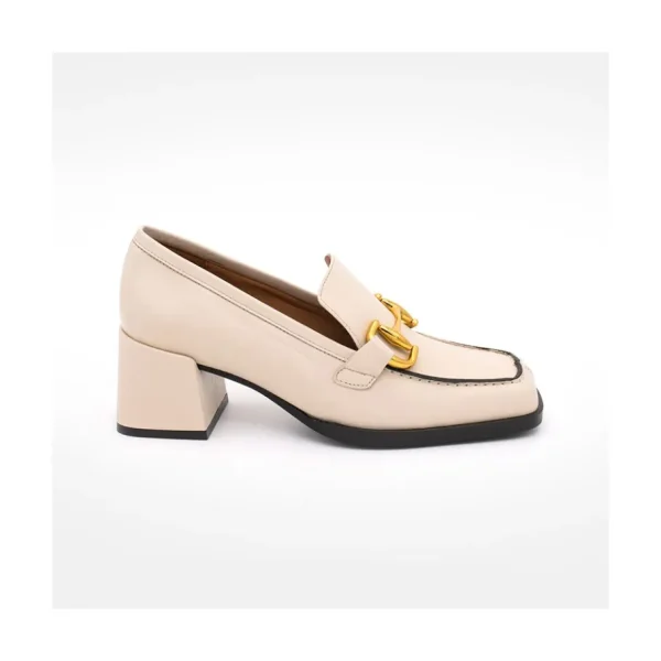 Ángel Alarcón Kiski - Leather Block Heel Women S Moccasin Sale